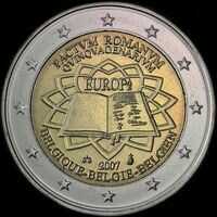 Belgique 2007 - 50 ans du Trait de Rome - 2 euro commmorative
