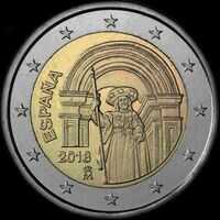 Espagne 2018 - Saint-Jacques de Compostelle - Hritage Mondial de l'Unesco - 2 euro commmorative