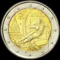 Italie 2006 - Jeux Olympiques d'Hiver  Turin - 2 euro commmorative