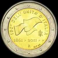 Italie 2011 - 150 ans de l'Unit Italienne - 2 euro commmorative