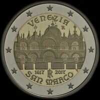 Italie 2017 - 400 ans de l'achvement de la Basilique Saint-Marc  Venise - 2 euro commmorative