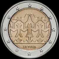 Lituanie 2018 - Fte des Chants et Danses Lituaniens - 2 euro commmorative