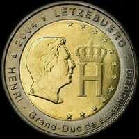 Luxembourg 2004 - Henri - Grand-Duc de Luxembourg - 2 euro commmorative