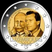 Luxembourg 2020 - 200 ans de la Naissance du Prince Henri d'Orange-Nassau - 2 euro commmorative