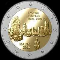 Malte 2020 - Site prhistorique de Skorba - 2 euro commmorative