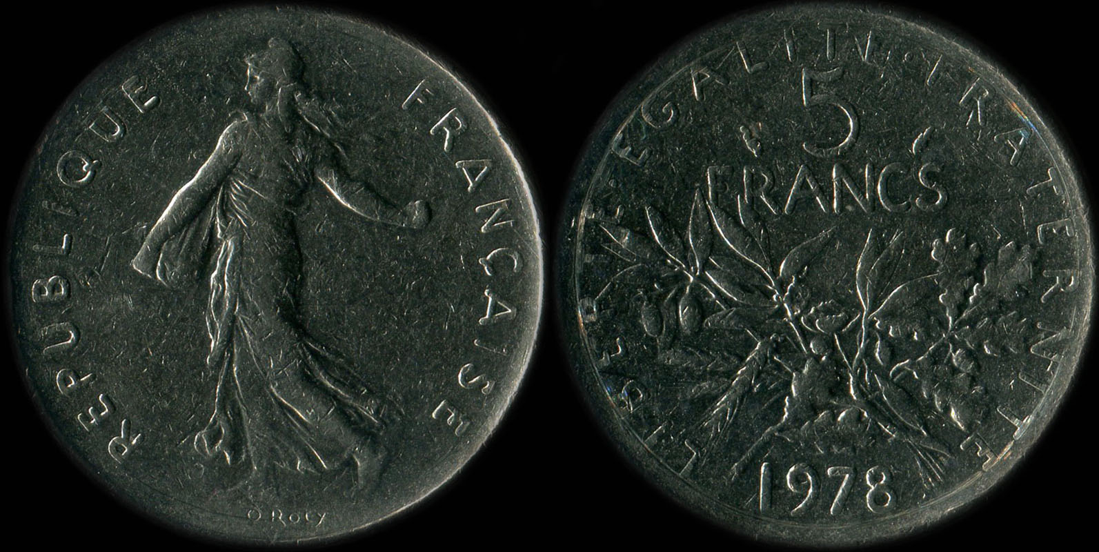 Pice de 5 francs 1978 Semeuse cupro-nickel