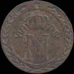 Pice de 10 centimes 1810 Napolon Empereur - avers