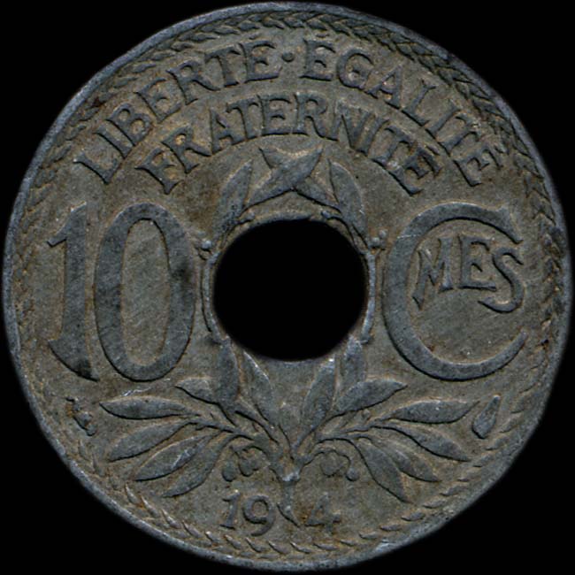 10 centimes Lindauer 1941 avec 1 final trs faible