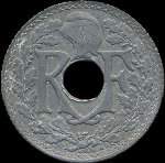 Pice de 10 centimes  trou 1941 Lindauer - R F - Etat franais - avers