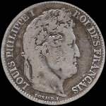 Pice de 1 franc Louis-Philippe I Roi des franais - 1846B - avers