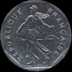 Pice de 2 francs Semeuse 1983 - Rpublique franaise - avers
