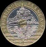 Pice de 20 francs Mont-Saint-Michel 1995 - avers