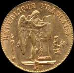 Pice de 20 francs or Gnie 1897 - Rpublique franaise - avers