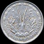 Afrique Occidentale Franaise - AOF - 1 franc 1948 - revers