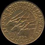 Afrique Equatoriale Franaise - A.E.F. - Cameroun - 5 franc 1958 - avers