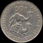Djibouti - Territoire franais des Afars et des Issas - 50 francs 1975 - revers