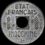 Indochine - Etat franais - 1/4 centime 1943 - avers
