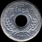 Indochine - Etat franais - 5 centimes 1943 - avers