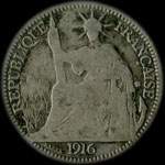 Indochine franaise - Rpublique franaise - 10 centimes 1916 - avers