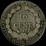 Indochine franaise - Rpublique franaise - 10 centimes 1916 - revers