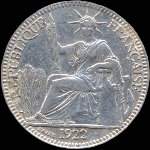 Indochine franaise - Rpublique franaise - 10 centimes 1922 - avers