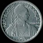 Indochine franaise - Rpublique franaise - 10 centimes 1945 - avers