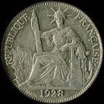 Indochine franaise - Rpublique franaise - 20 centimes 1928 - avers