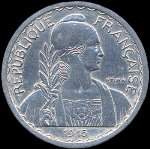 Indochine franaise - Rpublique franaise - 20 centimes 1945 - avers