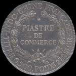 Indochine franaise - Rpublique franaise - 1 piastre 1895 - revers