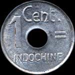 Indochine - Etat franais - 1 centime 1943 - revers
