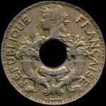 Indochine franaise - Rpublique franaise - 5 centimes 1938 - avers