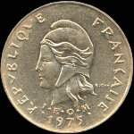Nouvelles-Hbrides - 1 franc 1975 - avers