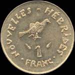 Nouvelles-Hbrides - 1 franc 1975 - revers