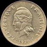 Nouvelles-Hbrides - 2 francs 1970 - avers
