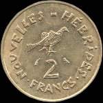 Nouvelles-Hbrides - 2 francs 1970 - revers