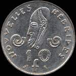 Nouvelles-Hbrides - 10 francs 1973 - revers