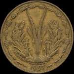 Togo - Afrique Occidentale Franaise - 10 francs 1957 - avers