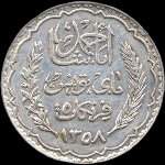 Tunisie - 5 francs 1939 - avers