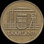 50 franken Saarland 1954 - Sarre - avers