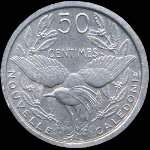 Nouvelle-Caldonie - pice de 50 centimes 1949 Rpublique Franaise - Union Franaise - revers