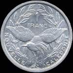 Nouvelle-Caldonie - pice de 1 franc 1949 Rpublique Franaise - Union Franaise - revers