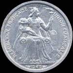 Nouvelle-Caldonie - pice de 2 francs 1949 Union Franaise - avers