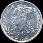 Pice de 1 franc 1964 - Archipel des Commores - avers