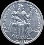 Polynsie - pice de 1 franc 1965 Polynsie franaise - avers