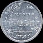 Polynsie - pice de 1 franc 1965 Polynsie franaise - revers