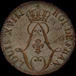 Pice de 10 centimes 1816 Isle de Bourbon - La Runion - avers