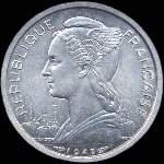 Pice de 1 franc 1948 Rpublique franaise - Runion - avers
