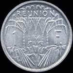 Pice de 1 franc 1948 Rpublique franaise - Runion - revers