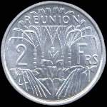 Pice de 2 francs 1948 Rpublique franaise - Runion - revers