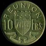 Pice de 10 francs 1964 Rpublique franaise - Runion - revers
